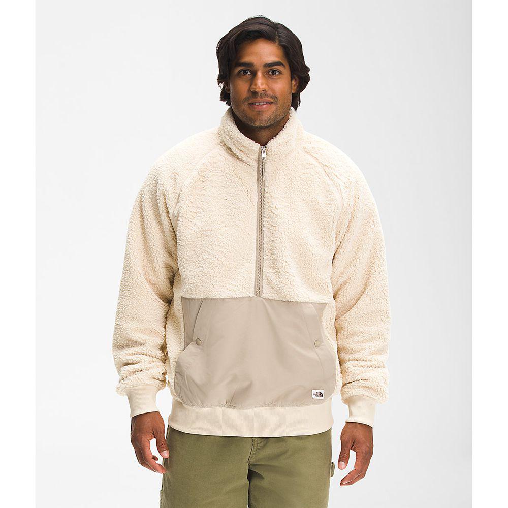 The North Face Ridge 1/4 Zip Ανδρικα Μπουφάν Fleece - Μπεζ / (YVFE16720)